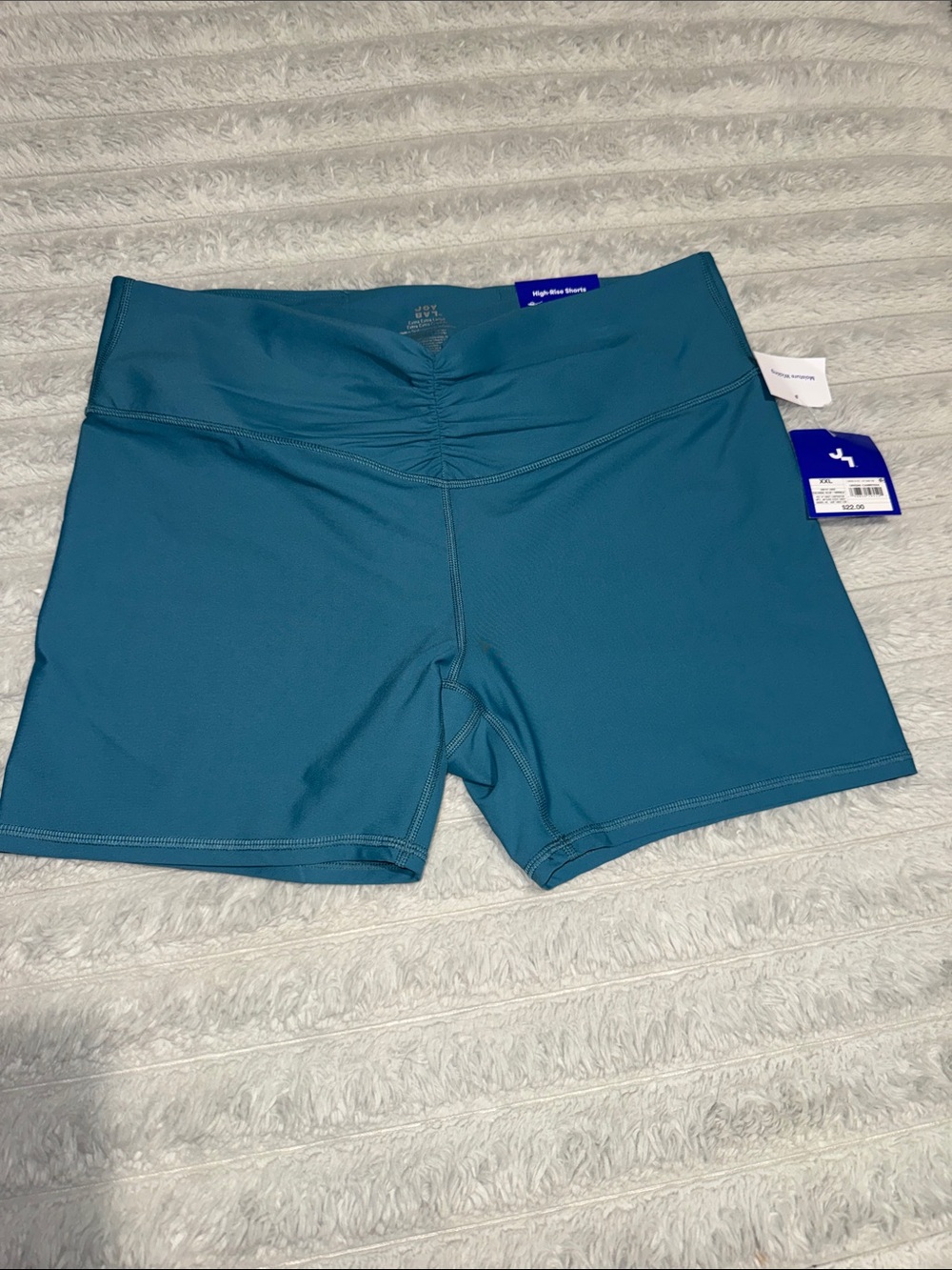 JoyLab Teal Blue High-Rise Athletic Shorts